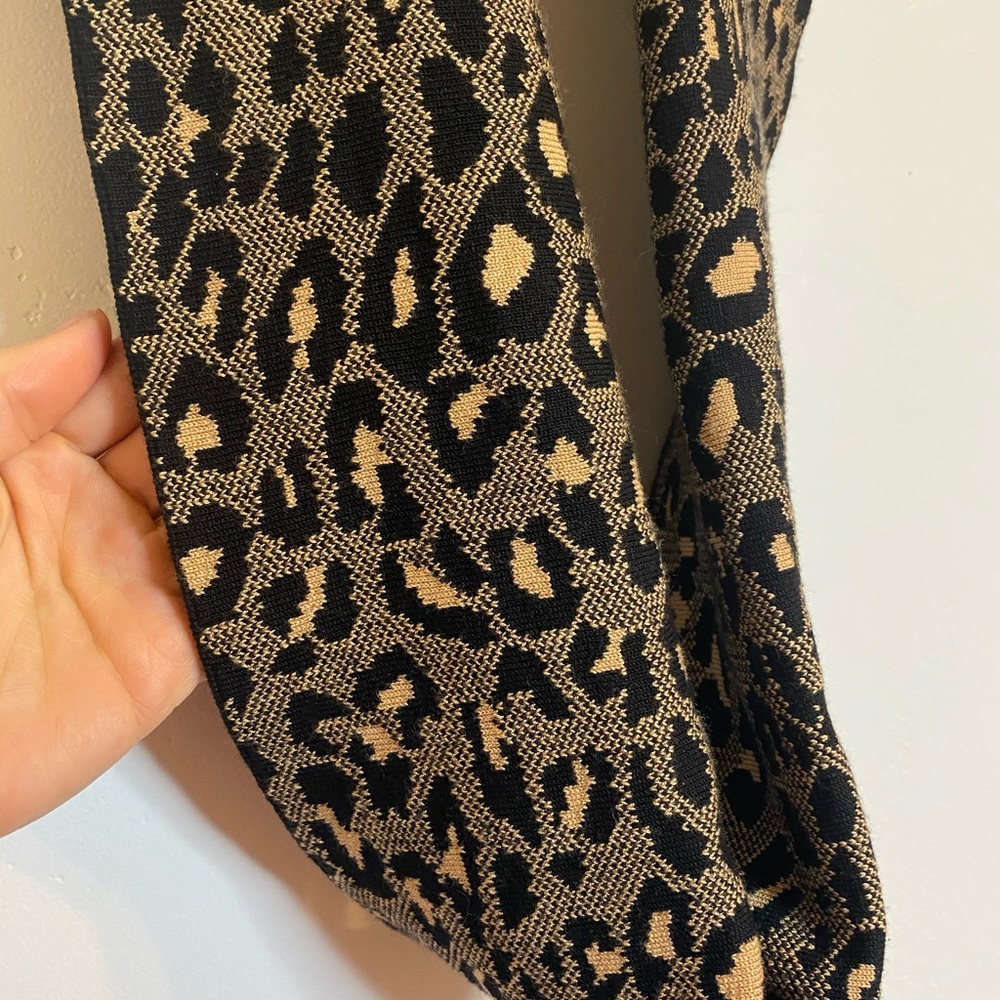Leopard Print Infinity Scarf - Picture 3 of 4